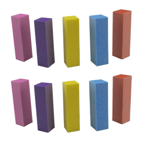 Yueton Pack Of 10 Buffing Sanding Buffer Block Files Pedicure Manicure Nail Art Tips Tool